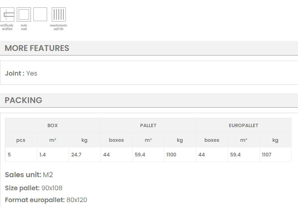 564 CORINTO GRIS ΧΑΡΑΚΤΗΡΙΣΤΙΚΑ