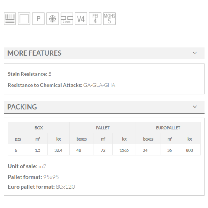 CAMBRIDGE BONE keros 50x50 technical details