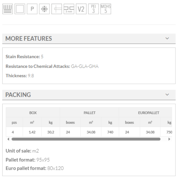 MOON BEIGE keros 60x60 tiles features