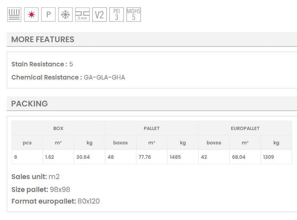 TAJMAHAL 45x45 ONIX ΧΑΡΑΚΤΗΡΙΣΤΙΚΑ