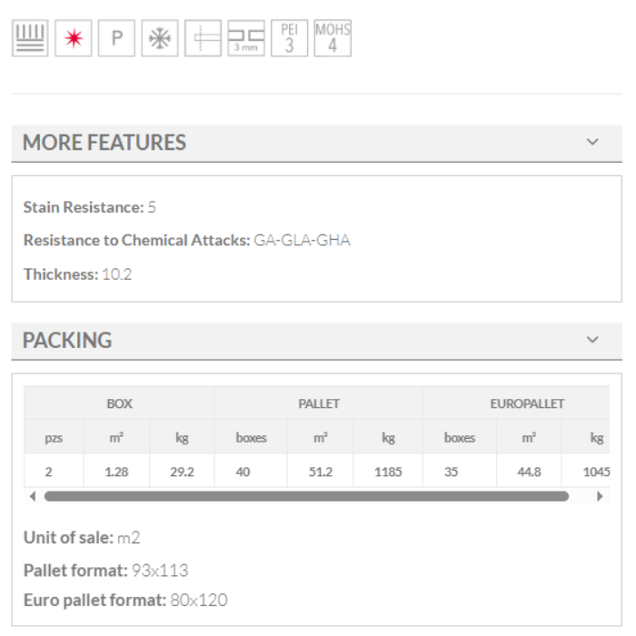 ardenza brillo keros 80x80 tiles features