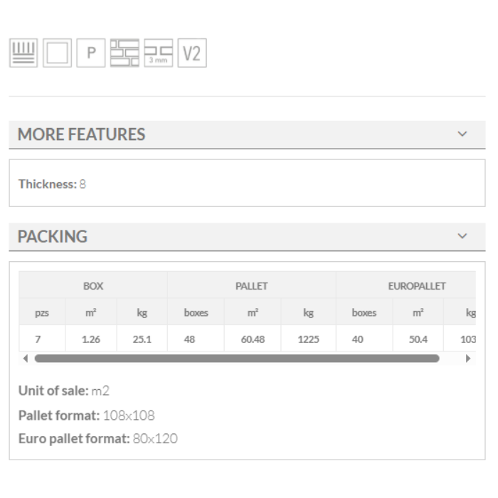 legno oak keros 30x60 technical details