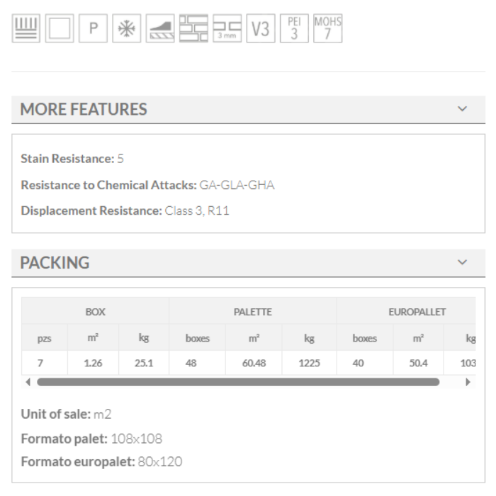 redstone beige antislip keros 30x60 technical details