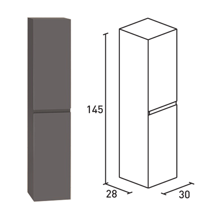 ΣΤΗΛΗ ΜΠΑΝΙΟΥ ΕΠΙΤΟΙΧΗ ProBagno 905Κ
