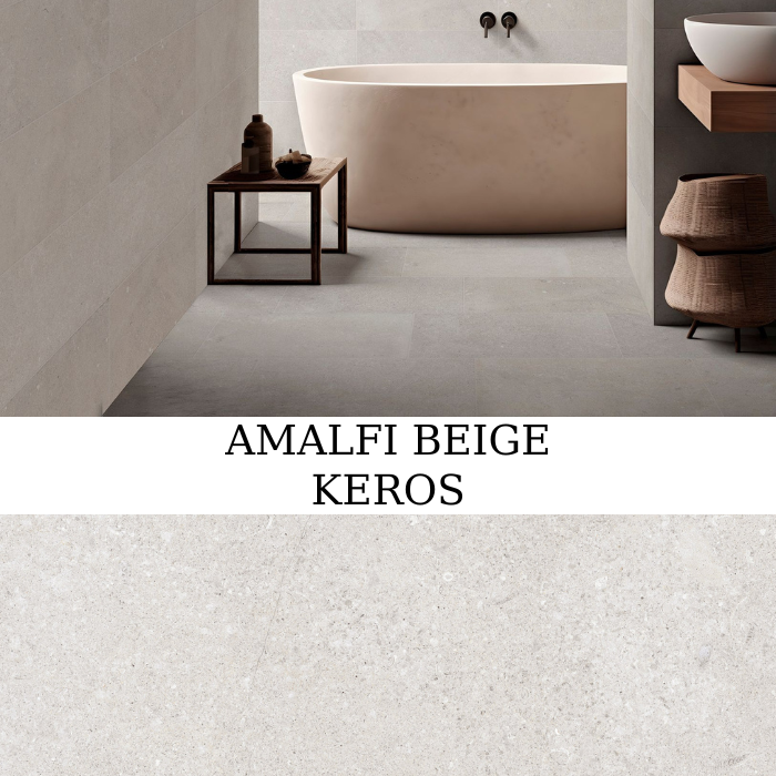 Πλακάκι Keros Amalfi Beige 30×60 σε ματ μπεζ πορσελανάτο φινίρισμα