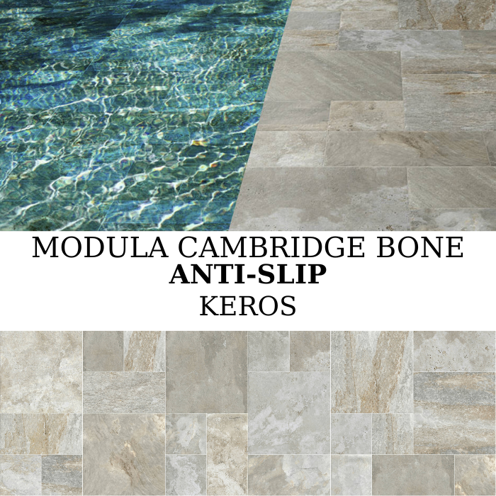 Modula Cambridge Bone Anti-Slip αντιολισθητικό πορσελανάτο πλακάκι 100×100 rustic ματ