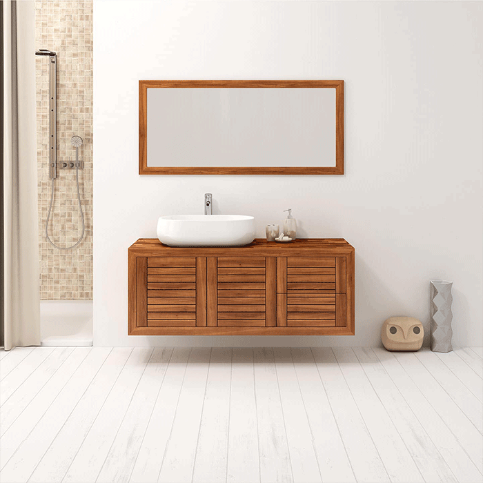 ΕΠΙΠΛΟ ΜΠΑΝΙΟΥ ZEBIS NATURAL MOSAIC 130