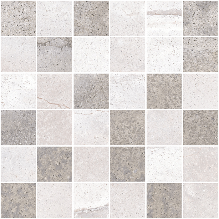 ΠΛΑΚΑΚΙ ΨΗΦΙΔΑ KEROS 30x30 MOSAICO PARK SILVER