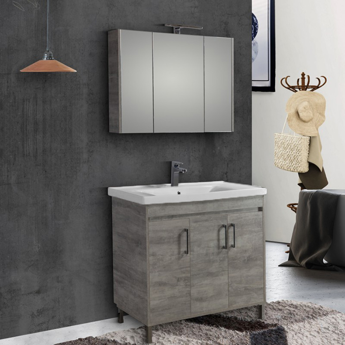 SET ΕΠΙΛΟ ΜΠΑΝΙΟΥ SAVINA 100 CEMENT