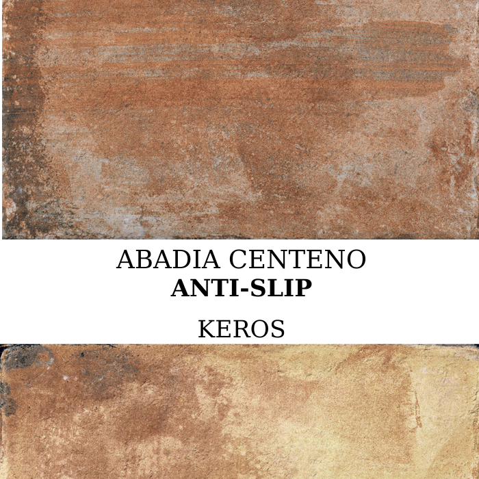 Αντιολισθητικό πλακάκι ABADIA CENTENO ANTISLIP 33×33 rustic υφή