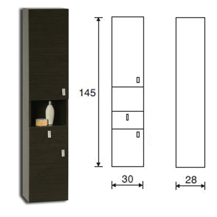 ΣΤΗΛΗ ΜΠΑΝΙΟΥ ΕΠΙΤΟΙΧΗ ProBagno 636Κ