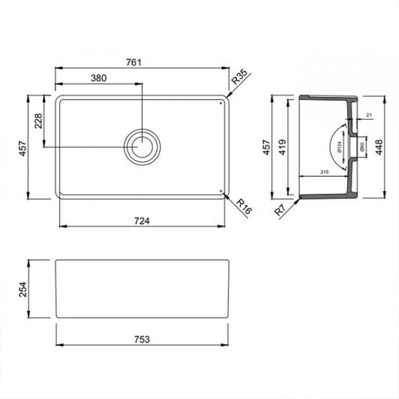 ΝΕΡΟΧΥΤΗΣ ΕΝΘΕΤΟΣ ΠΟΡΣΕΛΑΝΗΣ 1138 (76X46) BY BOCCHI