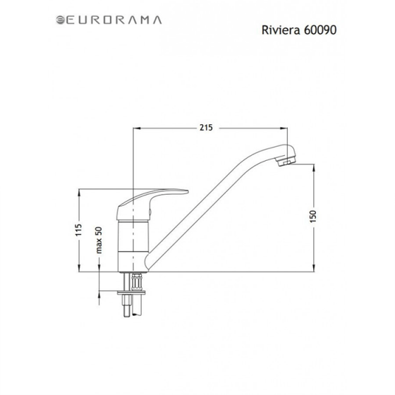 ΜΠΑΤΑΡΙΑ ΚΟΥΖΙΝΑΣ Riviera 60090 BY EURORAMA