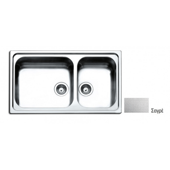 ΝΕΡΟΧΥΤΗΣ ΕΝΘΕΤΟΣ INOX (86X50) Venezia 8320 BY APELL
