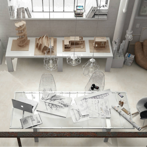 Keros Abad Beige 59,6×59,6 γυαλιστερό πορσελανάτο πλακάκι γρανίτη, rectificado και αντιπαγετικό.