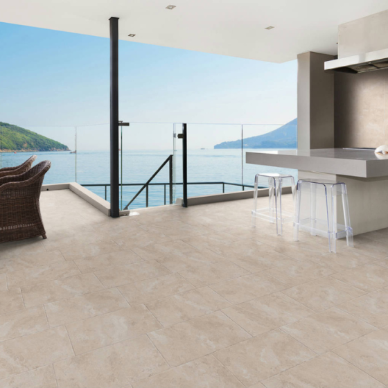 Πλακάκι Keros Augusta Beige Anti-Slip 50×50 αντιολισθητικό ματ porcelanato