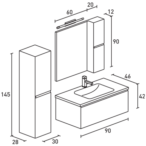 ΕΠΙΠΛΑ ΜΠΑΝΙΟΥ PROBAGNO Avia 906A-905K