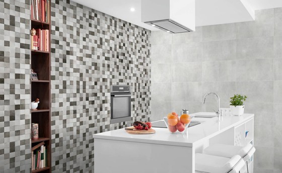 KEROS BRONX 25x50 GRIS / ACERO - BRONX CUBIK GRIS 25x50 - BRONX LINE GRIS 25x50 - BRONX 33x33 GRIS / ACERO