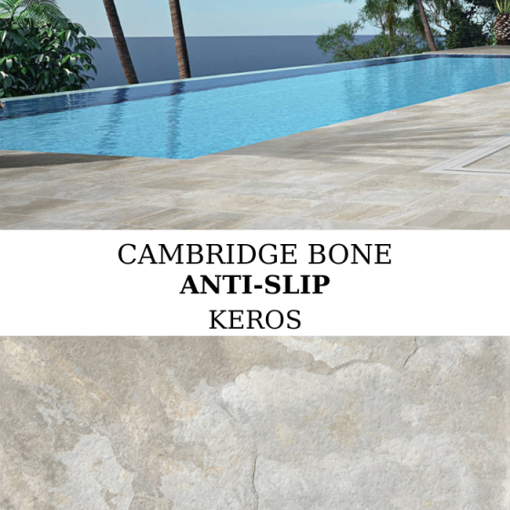 Keros Cambridge Bone Anti-Slip 30×60 - αντιολισθητικό πλακάκι γρανίτη