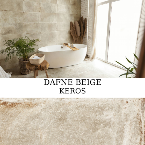 Keros Dafne Beige 30×60 - πορσελανάτο πλακάκι δαπέδου μπεζ