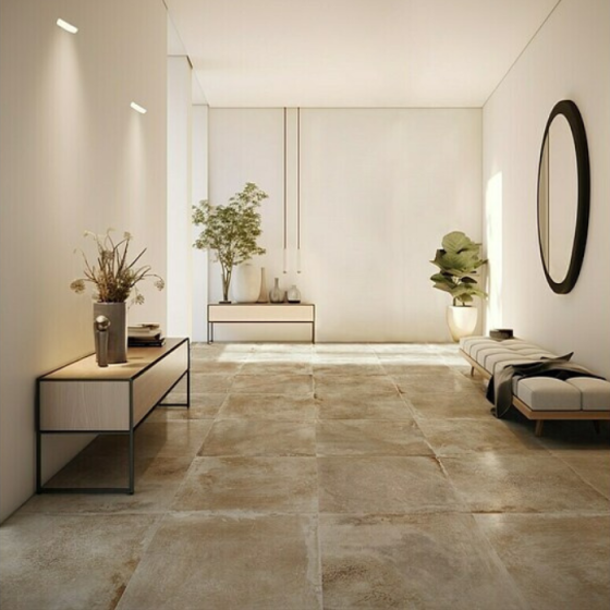 Πλακάκι Keros Dafne Beige 59,6×59,6 - ματ πορσελανάτος γρανίτης rectificado