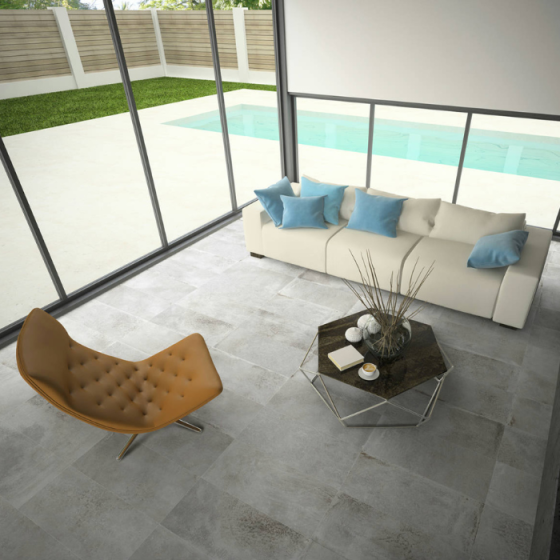 Πλακάκι Keros Dafne Gris 59,6×59,6 - ματ πορσελανάτος γρανίτης rectificado