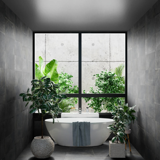 Keros Dafne Negro 30×60 - πορσελανάτο πλακάκι δαπέδου μαύρο