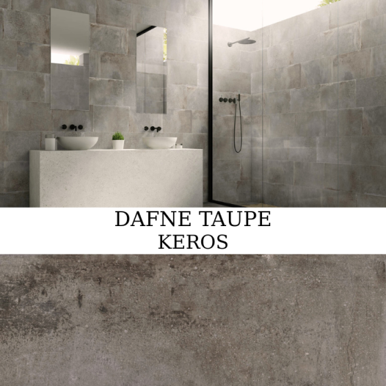 Keros Dafne Taupe 30×60 - πορσελανάτο πλακάκι δαπέδου taupe