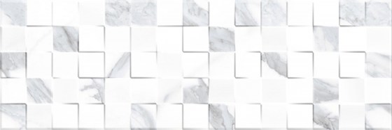 KEROS 25x75 DECORADO CUBIK STATUARIO