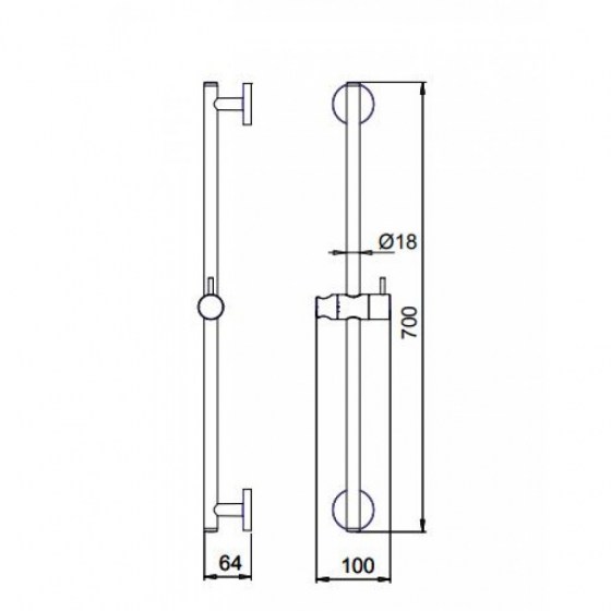 ΒΕΡΓΑ ΝΤΟΥΣ 70εκ. EURORAMA Sintesi E087001
