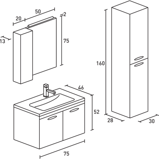 ΕΠΙΠΛΟ ΜΠΑΝΙΟΥ PROBAGNO Ekavi 656