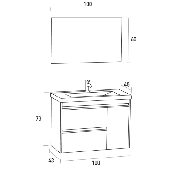 ΕΠΙΠΛΟ ΜΠΑΝΙΟΥ PROBAGNO Esperis 928