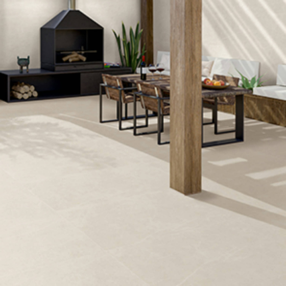 Ferrara Beige 80×80 πλακάκι δαπέδου και τοίχου, ματ πορσελανάτο Keros Ceramica, ισπανικής προέλευσης.