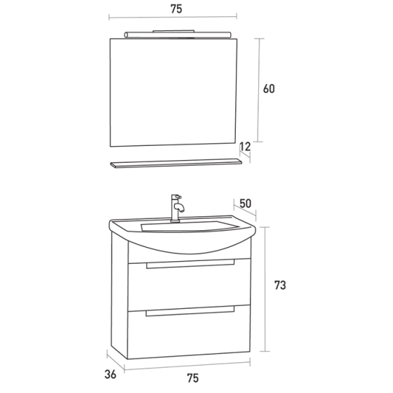 ΕΠΙΠΛΟ ΜΠΑΝΙΟΥ PROBAGNO Ippias 945