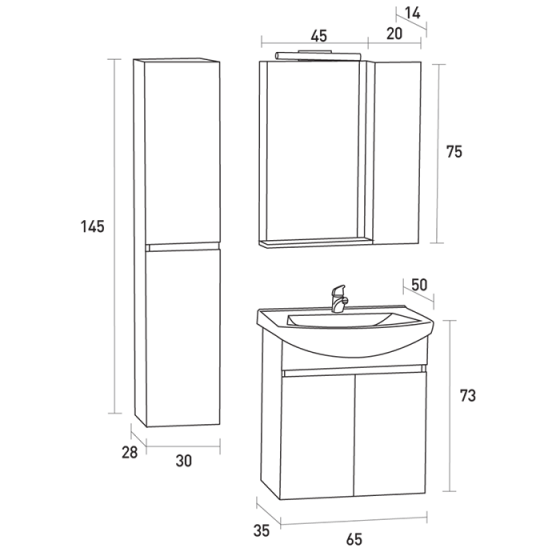 ΕΠΙΠΛΟ ΜΠΑΝΙΟΥ PROBAGNO Lisis 940