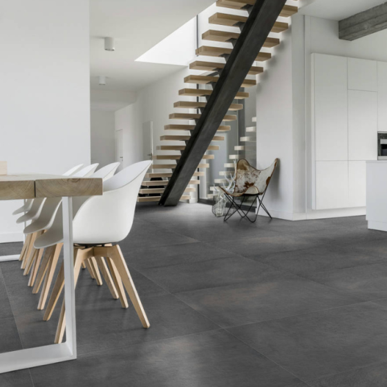 LONDON ANTRACITA 80×80 - Ματ πορσελανάτο δαπέδου υψηλής αντοχής