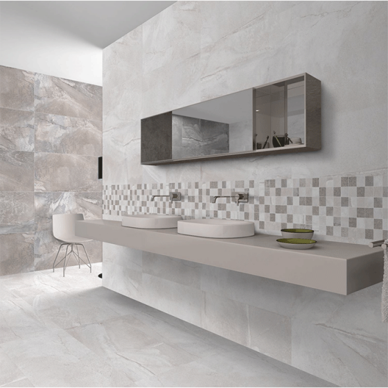ΠΛΑΚΑΚΙ ΨΗΦΙΔΑ KEROS 30x30 MOSAICO PARK SILVER