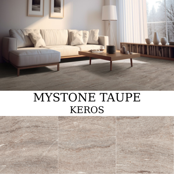 Keros Mystone Taupe πλακάκι γρανίτη 59,6×59,6 ματ