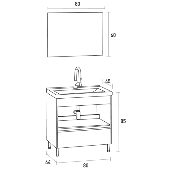 ΕΠΙΠΛΟ ΜΠΑΝΙΟΥ PROBAGNO Neanthis 935