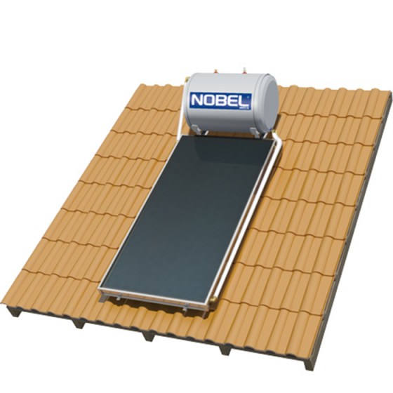 ΗΛΙΑΚΟΣ ΘΕΡΜΟΣΙΦΩΝΑΣ ΚΕΡΑΜΟΣΚΕΠΗΣ Nobel Aelios Glass ΤΡΙΠΛΗΣ ΕΝΕΡΓΕΙΑΣ