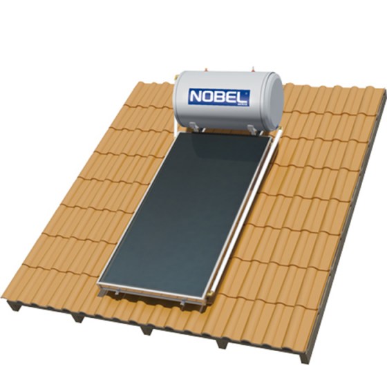 ΗΛΙΑΚΟΣ ΘΕΡΜΟΣΙΦΩΝΑΣ ΚΕΡΑΜΟΣΚΕΠΗΣ Nobel Aelios Glass ΤΡΙΠΛΗΣ ΕΝΕΡΓΕΙΑΣ