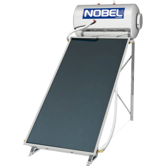ΗΛΙΑΚΟΣ ΘΕΡΜΟΣΙΦΩΝΑΣ ΤΑΡΑΤΣΑΣ Nobel Classic Glass ΤΡΙΠΛΗΣ ΕΝΕΡΓΕΙΑΣ