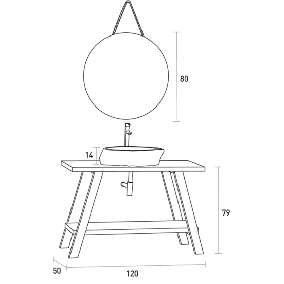 ΕΠΙΠΛΟ ΜΠΑΝΙΟ PROBAGNO Phimios 675
