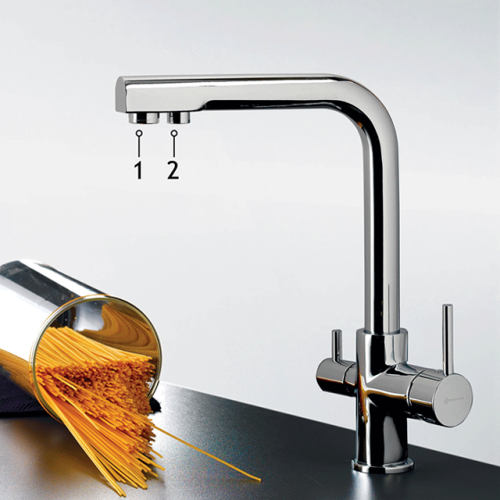 ΜΠΑΤΑΡΙΑ ΚΟΥΖΙΝΑΣ ΓΙΑ ΣΥΝΔΕΣΗ ΜΕ ΦΙΛΤΡΟ Filter-tap 13534F BY EURORAMA