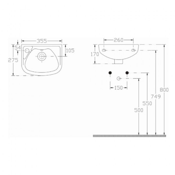ΝΙΠΤΗΡΑΣ ΓΙΑ ΚΟΛΩΝΑ 35Χ27,5CM ISVEA ΜΗΛΟΣ ECE 10TP70035