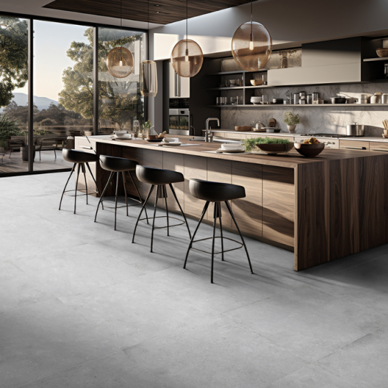 Shells Gris Keros Ceramica 80×80 ματ πορσελανάτο πλακάκι δαπέδου–τοίχου, rectificado και αντιπαγετικό.