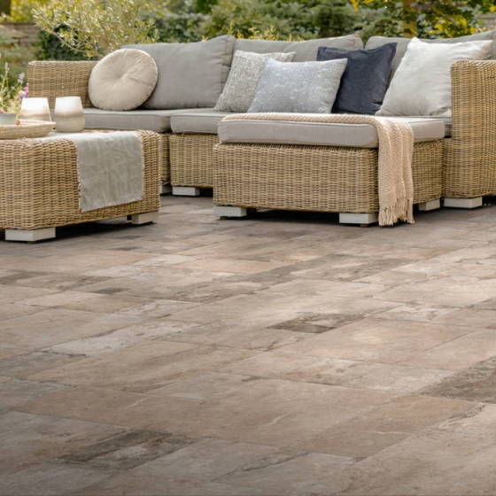 Tangram Artesa Beige πορσελανάτο πλακάκι 100x100 Anti-Slip