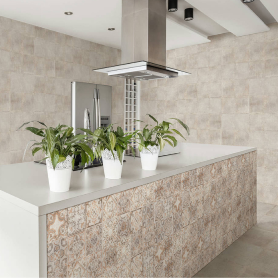 Decorado Kalina Beige 25x50 ματ πλακάκι τοίχου stone look