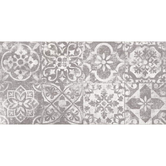 London Decorado Blanco 25x50 λευκό ματ πλακάκι τοίχου με acero μοτίβα