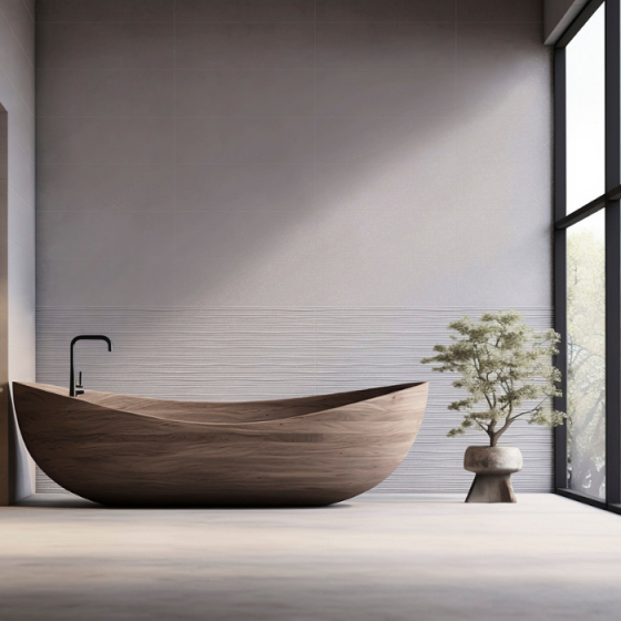 Keros Lustre Gris 30×90 γυαλιστερό πλακάκι τοίχου metal look